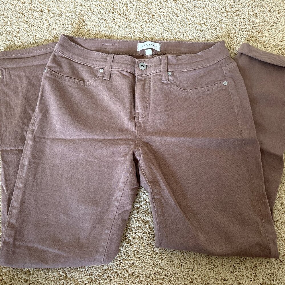 Lila Ryan Louise Skinny Jean Brown Tan Size 29/8